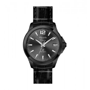 Alexandre Christie AC 1031 Full Black Man Leather MDLIPBA